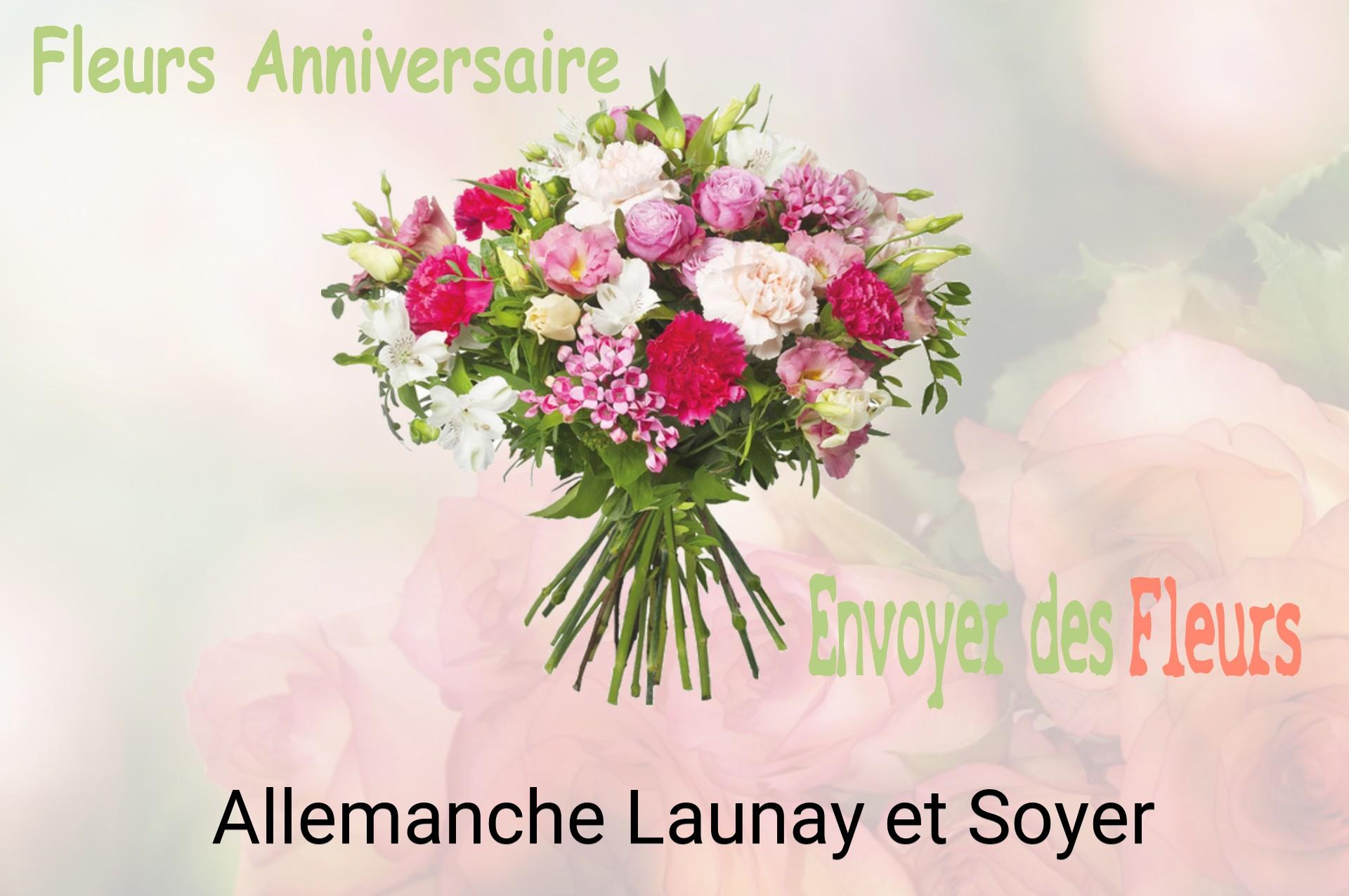 Bouquet de fleurs d’anniversaire livré à Allemanche-Launay-et-Soyer