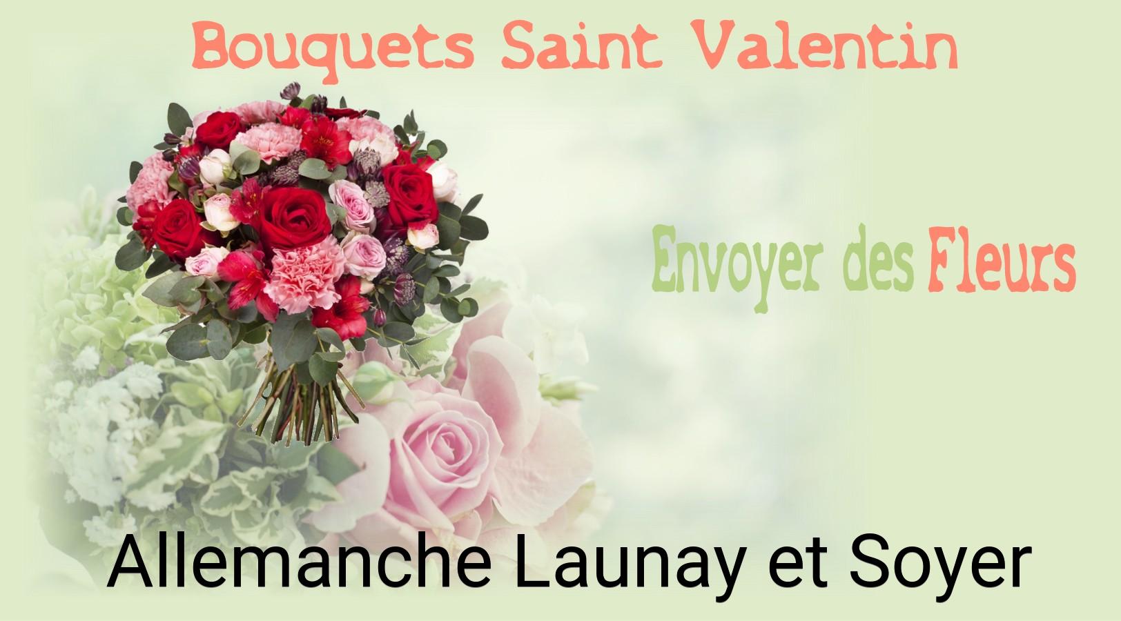 Roses de Saint-Valentin livrées à Allemanche-Launay-et-Soyer